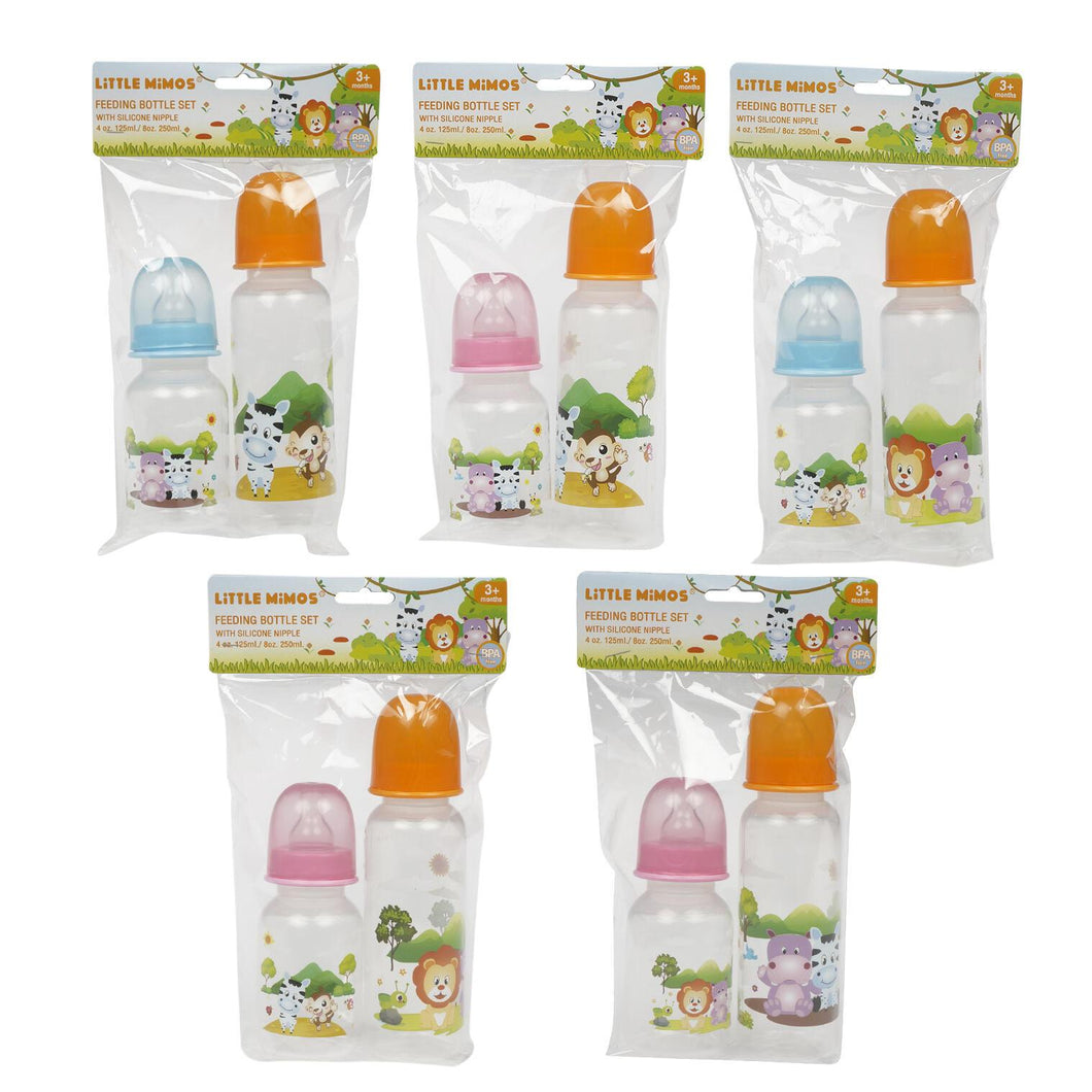 Little Mimos Baby Bottle Set- 2 Pack - Offpricebundles