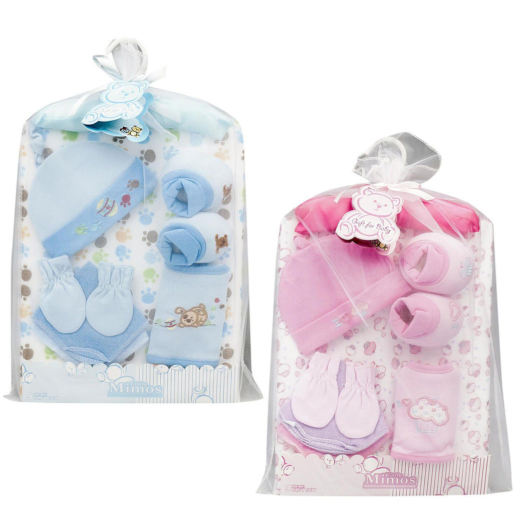 Little Mimos 9 Piece Baby Gift Set - Offpricebundles