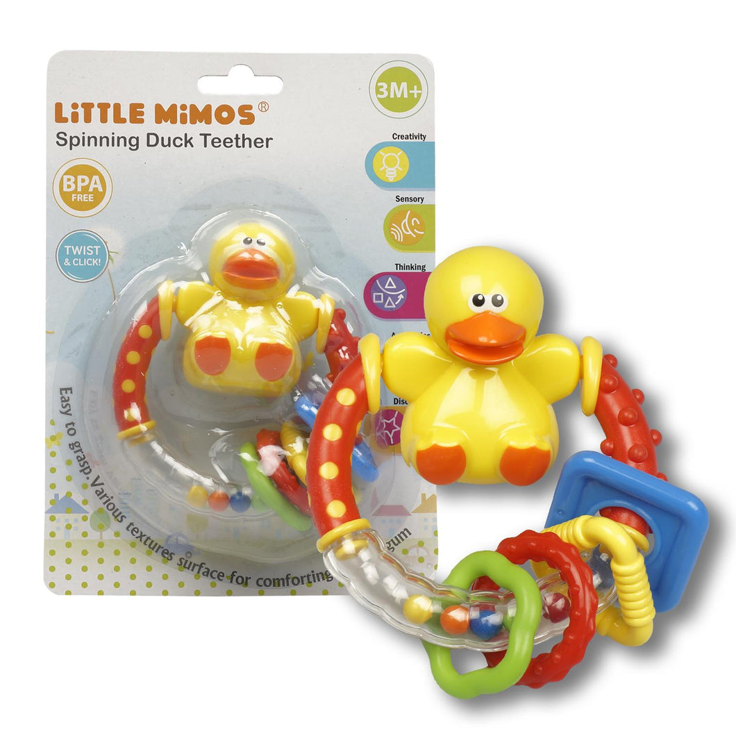 Little Mimos Spinning Duck Teether (24 Pieces)