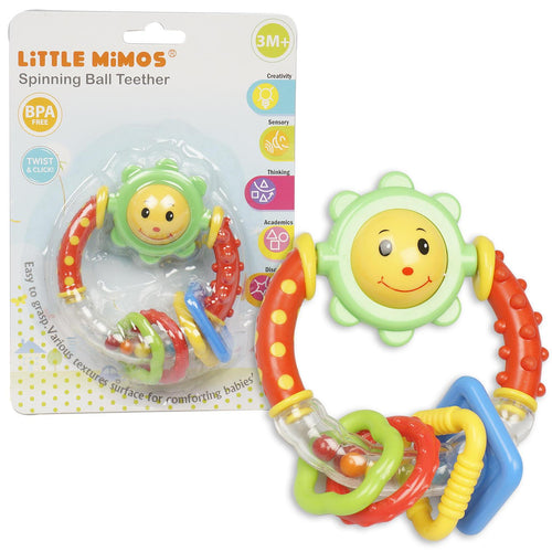 Little Mimos Spinning Ball Baby Teether 