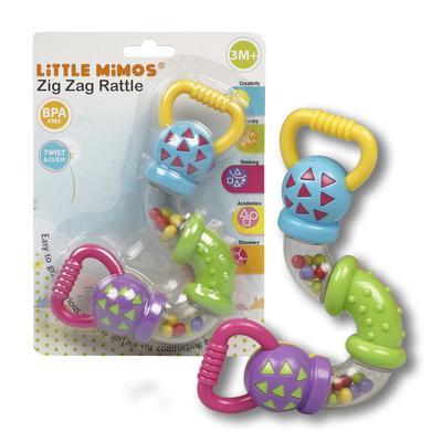 Little Mimos Zig Zag Baby Rattle 