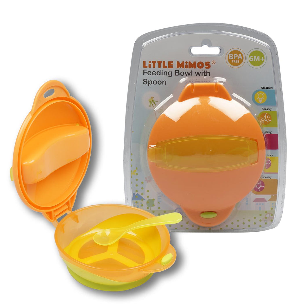 Little Mimos Feeding Bowl w/ Spoon (72 Pieces)