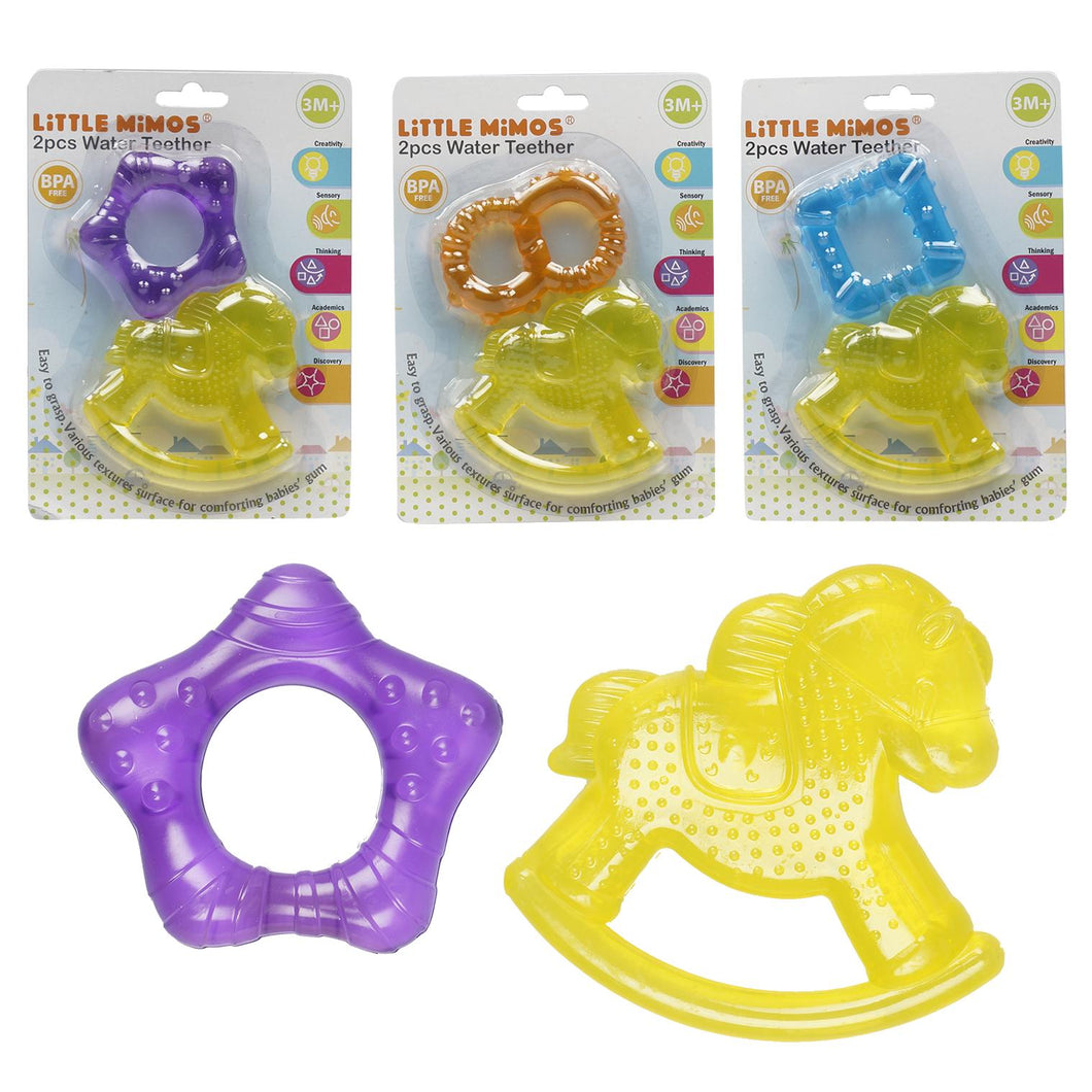 Little Mimos 2-Piece Water Filled Teether (24 Pieces)