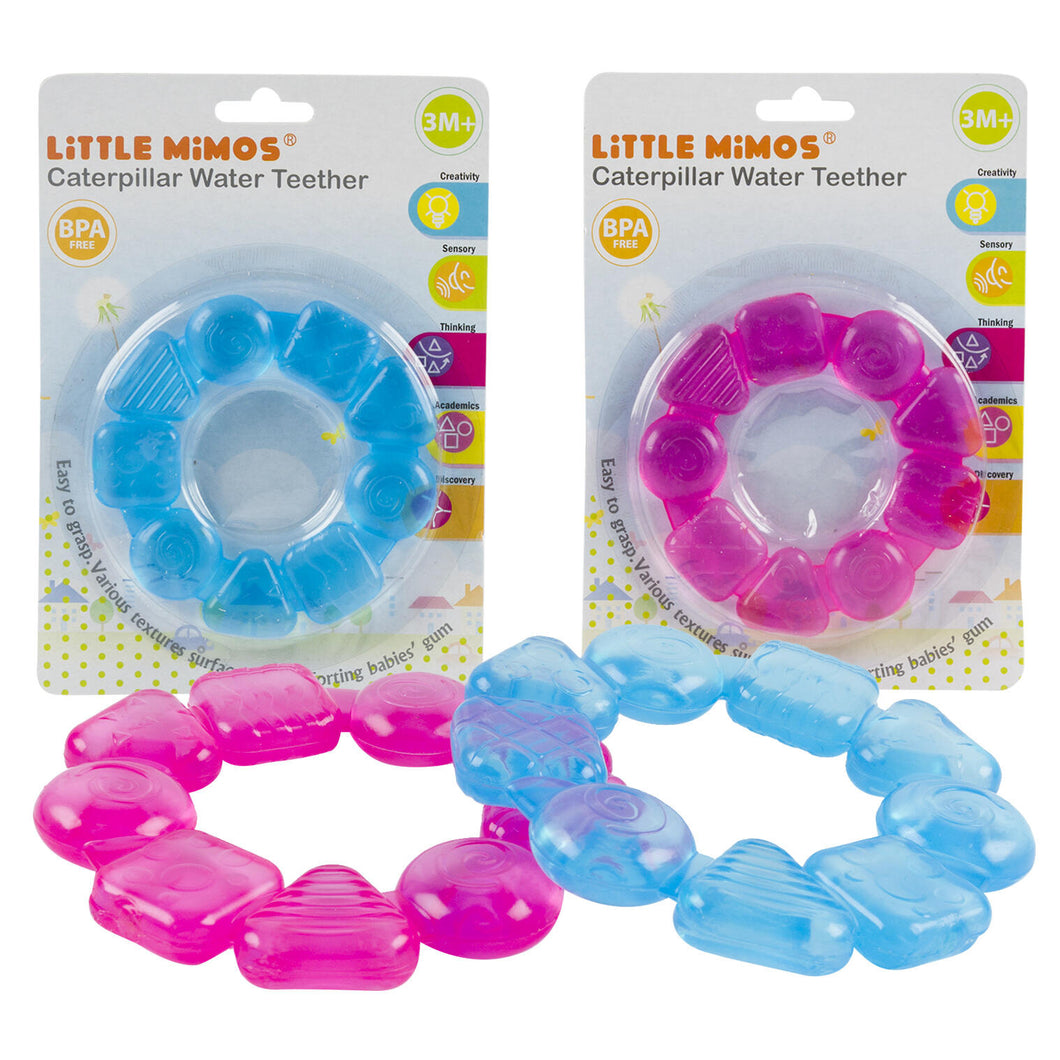 Little Mimos Caterpillar Water Teether1