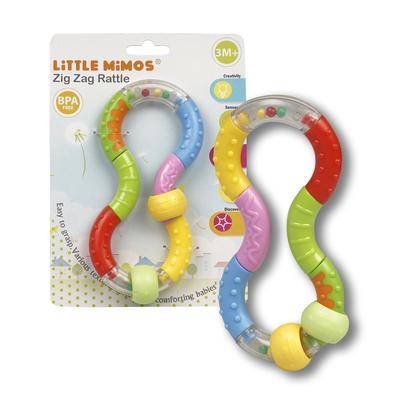 Little Mimos Zig Zag Baby Rattle 