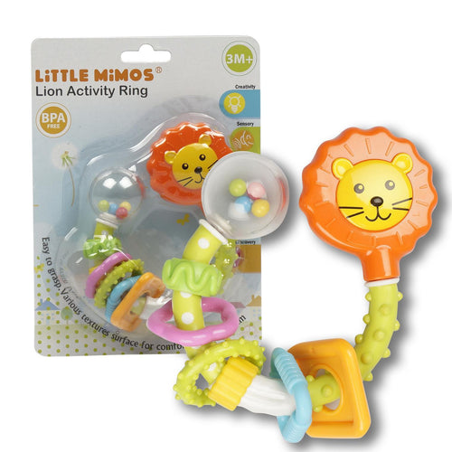 Little Mimos Lion Activity Baby Ring Toy
