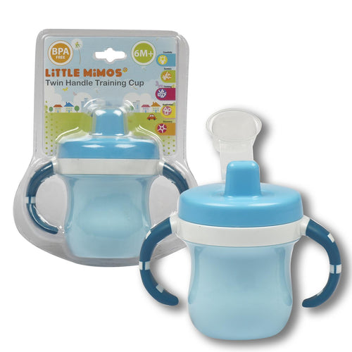 Little Mimos Twin Handle Non-Spill Training Cup 6M+ - Offpricebundles