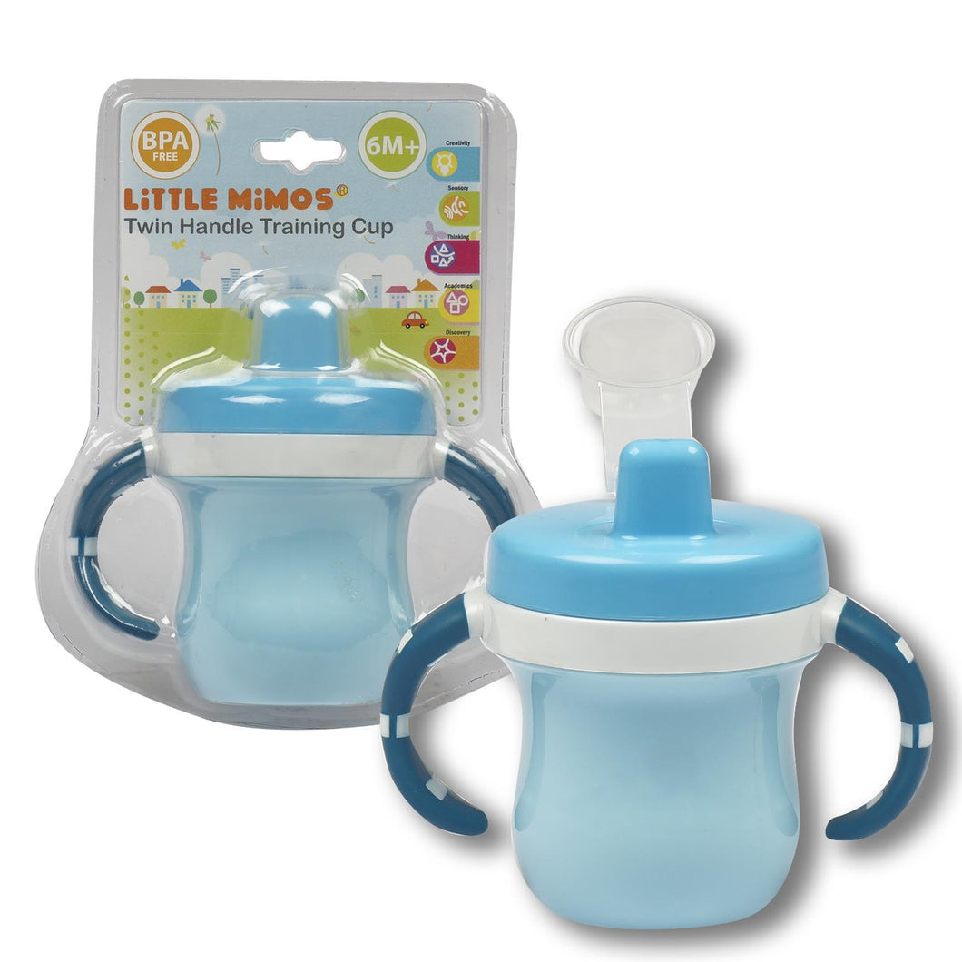 Little Mimos Twin Handle Non-Spill Training Cup 6M+ - Offpricebundles