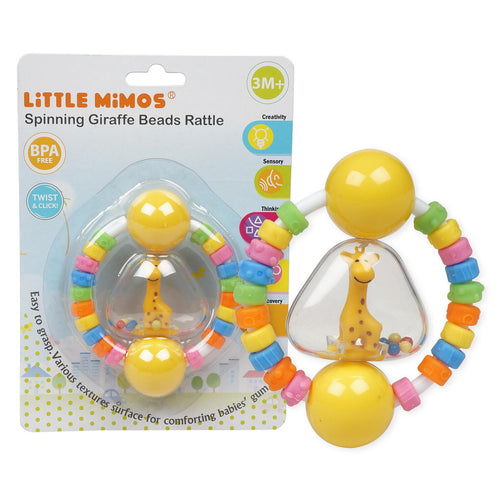 Little Mimos Spinning Bug with Beads Baby Rattle 