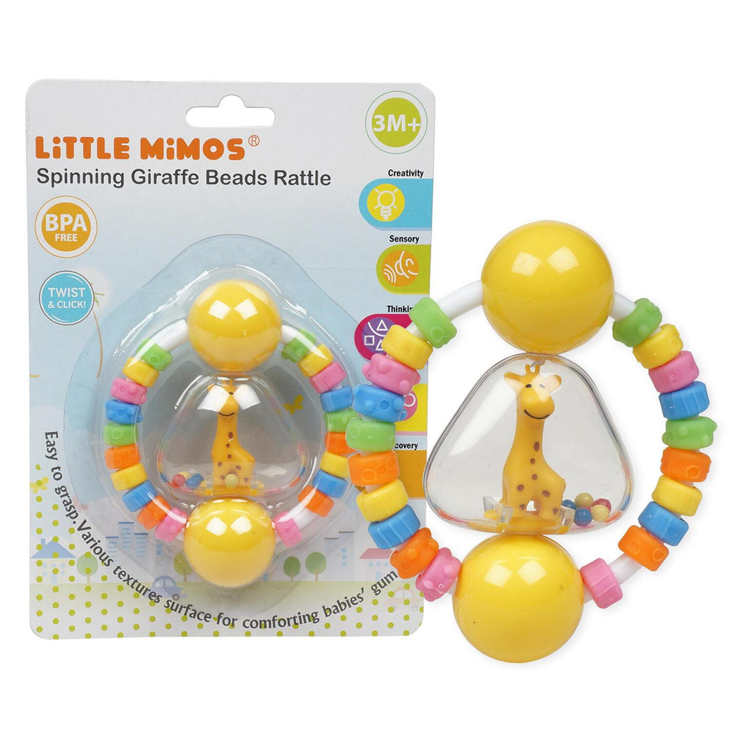 Little Mimos Spinning Bug with Beads Baby Rattle 