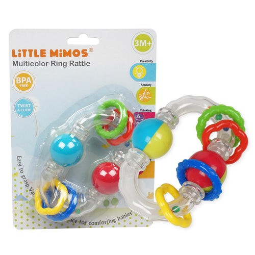 Little Mimos Zig Zag Baby Rattle 